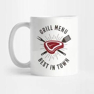 Grill Menu Best in Town Mug